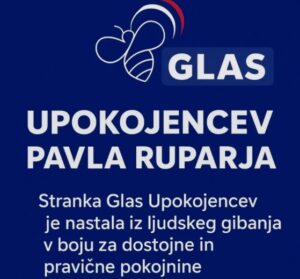 Odziv stranke glas upokojencev na pismo ZDUS